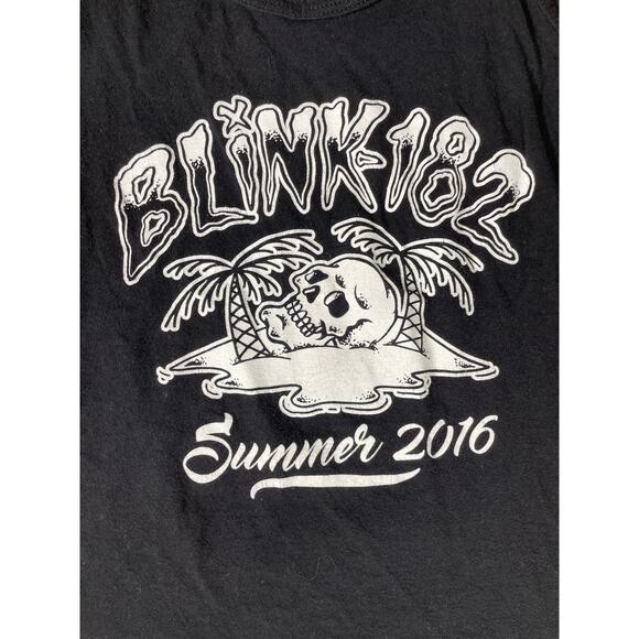 Blink-182 Summer 2016 Tour Tank Top Black Medium - Picture 5 of 6